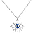 Collar con Ojo Turco en Acero Inoxidable – vista principal del diseño ojo turco