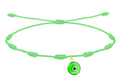Pulsera de 7 Nudos Verde con Colgante Ojo Turco cotigo
