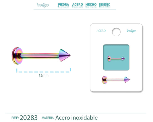 pirercing Acero Multicolor