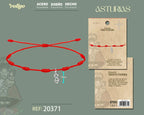 Pulsera 7 nudos con Virgen Covadonga con Silueta La Santina Acero - cotigo