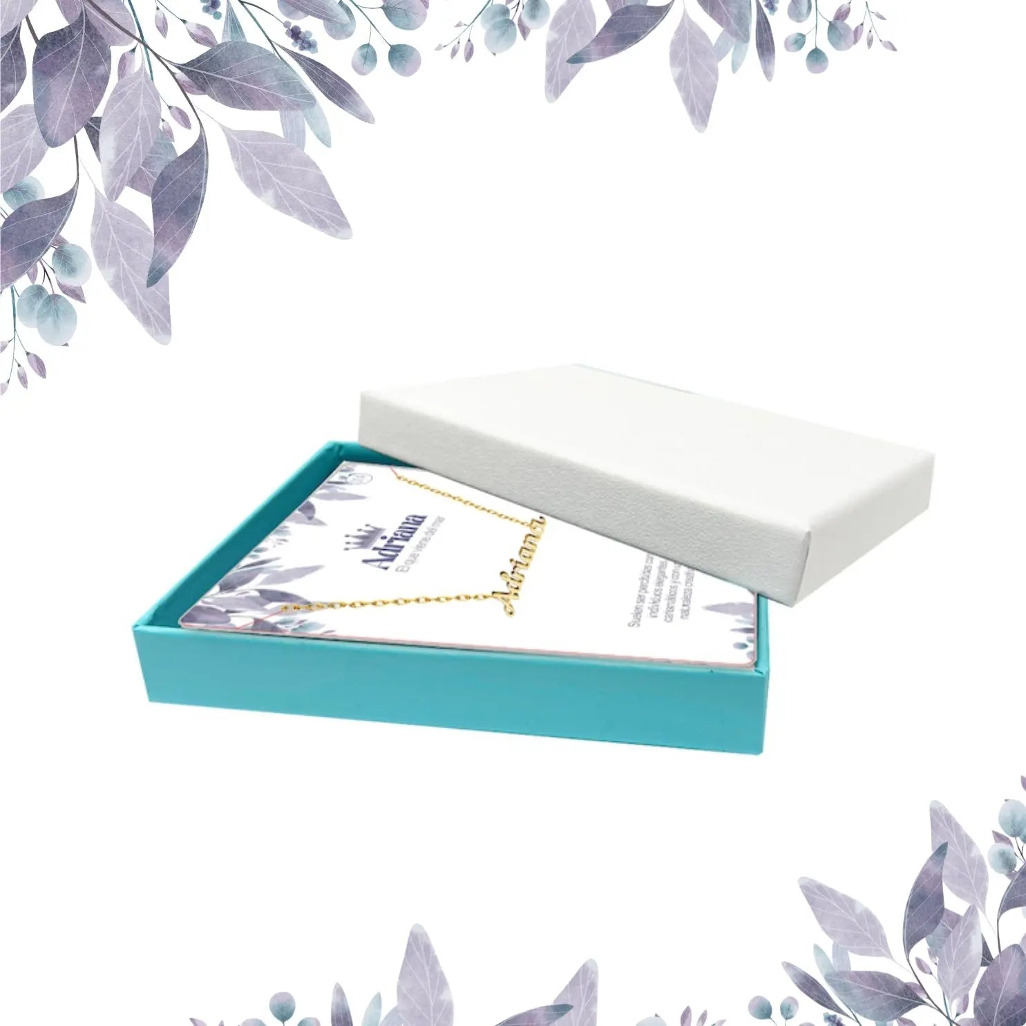 Collar con Nombre Adriana - Acero Inoxidable Dorado - cotigo