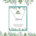 Collar Edición Nombre "aitana" - Acero Tono Plateado acabado