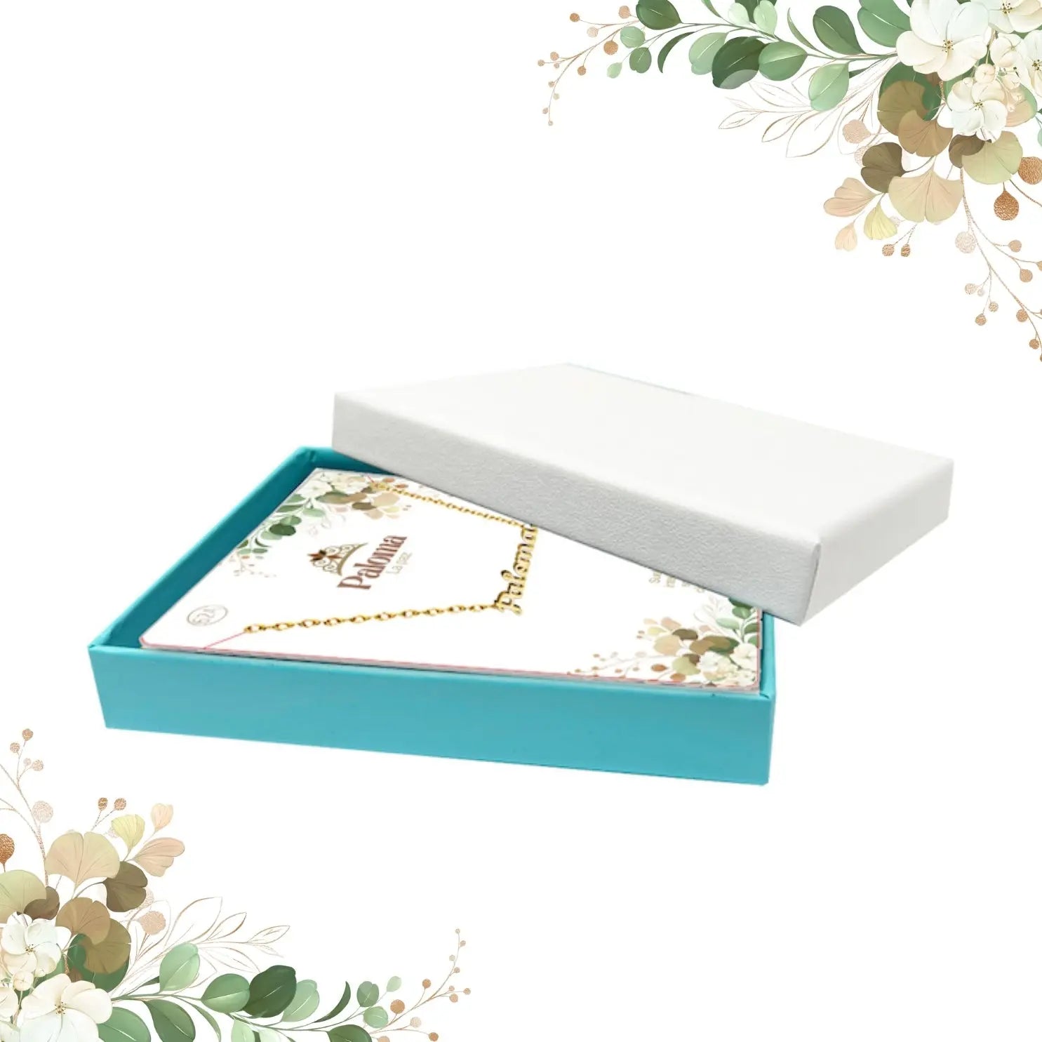 Collar con Nombre Paloma - Acero Inoxidable Dorado - cotigo