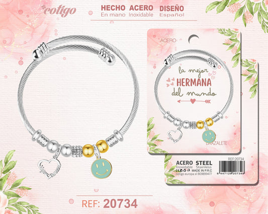 Brazalete Acero para Hermana