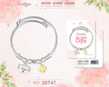 Brazalete Acero con palabra: Sue?os - cotigo