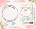 Brazalete Acero con: Mapa Mundial - cotigo
