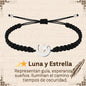 Pulsera Hilo Destino Hecho a Mano 🧵 con Amuleto de Suerte y Protección 🍀 en Acero Inoxidable 💎 - cotigo