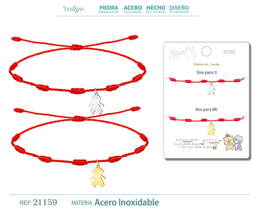 pulsera de 7 nudos