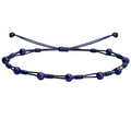 Pulsera Hilo encerado con Lapislázuli - Bolitas minerales cotigo