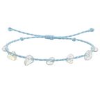 Pulsera Hilo encerado con Opalina - Chips de piedra cotigo