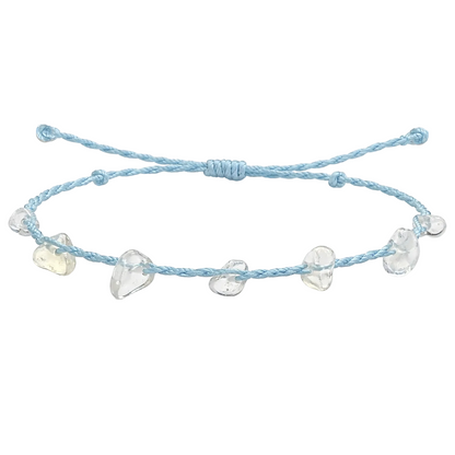 Pulsera Hilo encerado con Opalina - Chips de piedra