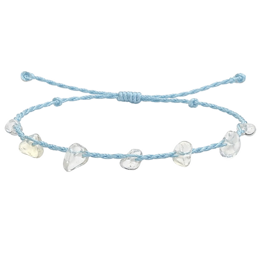 Pulsera Hilo encerado con Opalina - Chips de piedra