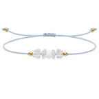 Pulsera Hilo encerado con Opalina - Piedra en bruto cotigo