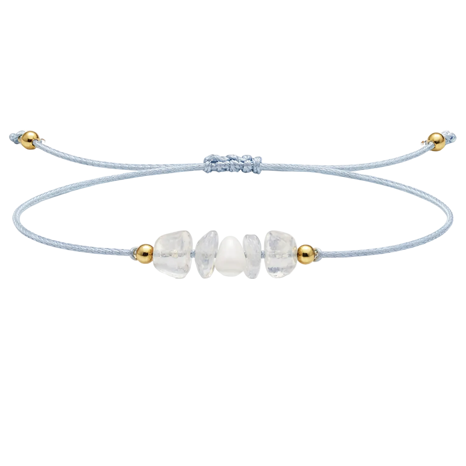 Pulsera Hilo encerado con Opalina - Piedra en bruto cotigo