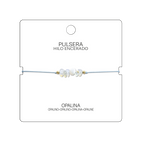 Pulsera Hilo encerado con Opalina - Piedra en bruto cotigo