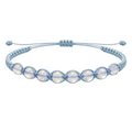 Pulsera Hilo encerado con Opalina - Cuentas de Piedras Naturales cotigo