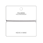 Pulsera Blanca "Esencia" - Hilo Trenzado Minimalista Ajustable cotigo