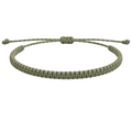 Pulsera Verde "Esencia" - Hilo Trenzado Minimalista Ajustable cotigo
