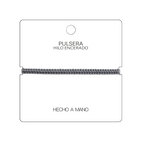 Pulsera Gris Antracita "Esencia" - Hilo Trenzado Minimalista Ajustable cotigo