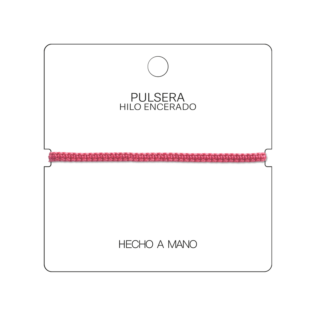 Pulsera Roja "Esencia" - Hilo Trenzado Minimalista Ajustable cotigo