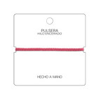 Pulsera Roja "Esencia" - Hilo Trenzado Minimalista Ajustable cotigo