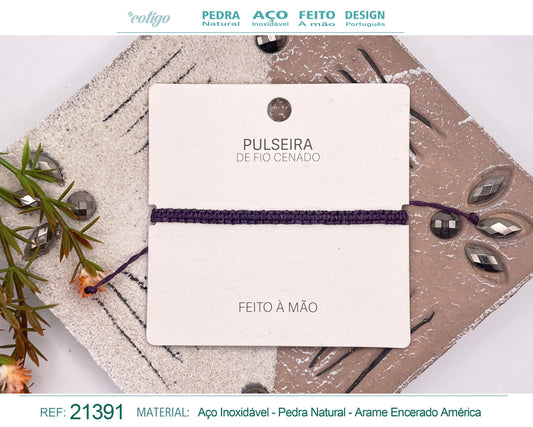 Pulsera Hilo encerado