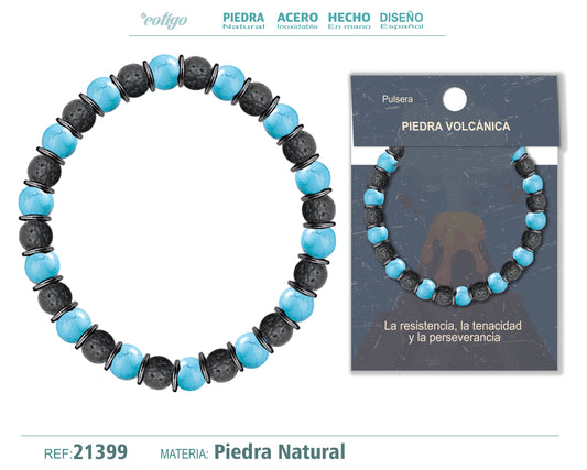 Pulsera Piedra Volcánica