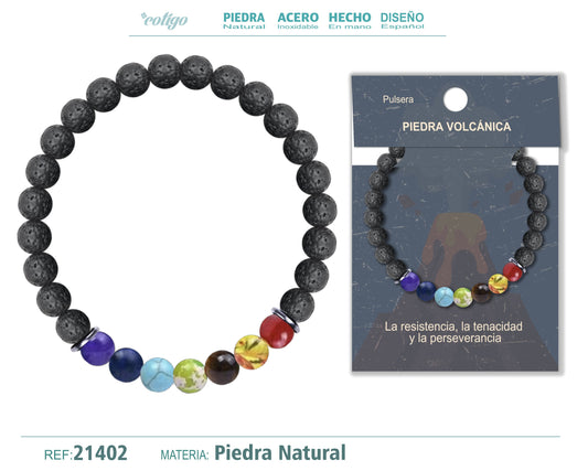 Pulsera Piedra Volcánica