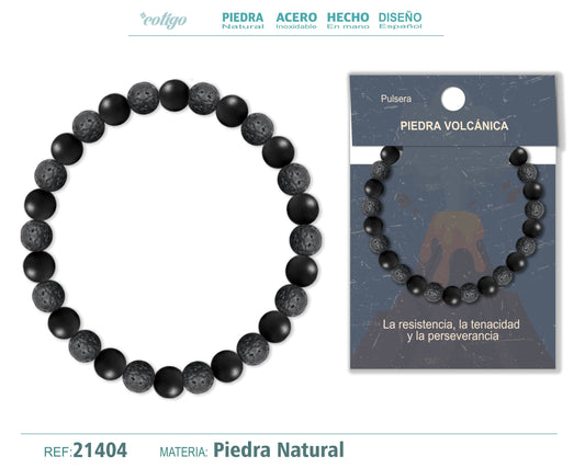 Pulsera Piedra Volcánica