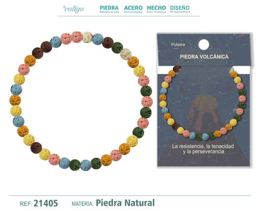 Pulsera Piedra Volcánica
