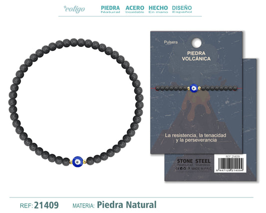 Pulsera Piedra Volcánica