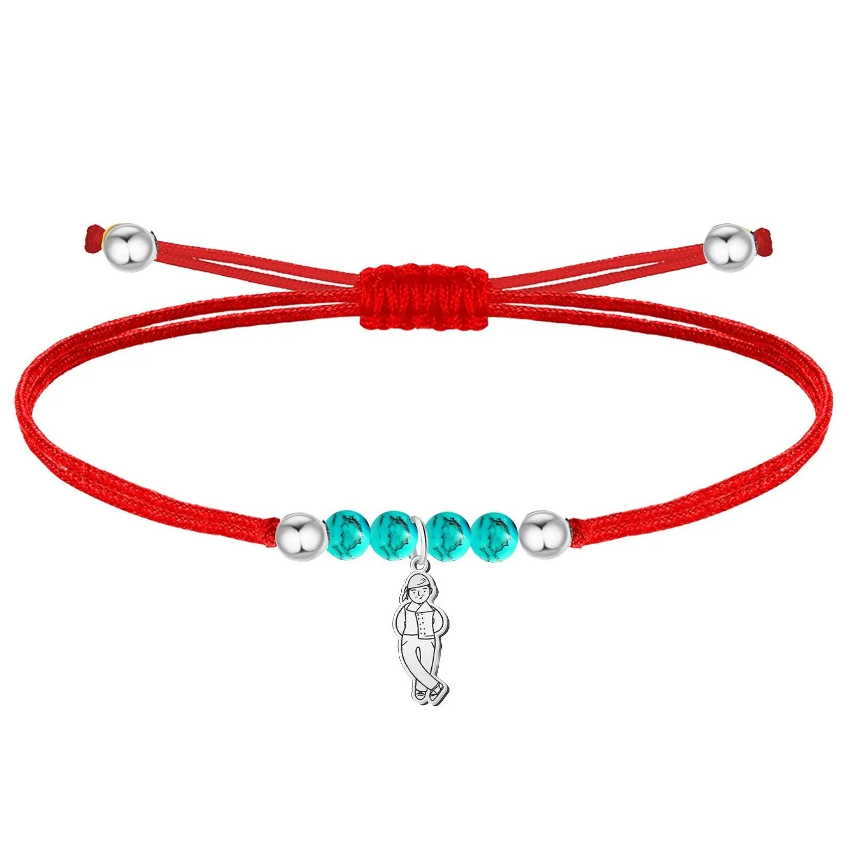 Pulsera ajustable Fallas Valencia con colgante de fallero
