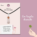 Colgante Bote de Deseo con Cuarzo Blanco - vista 3