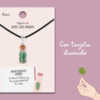 Colgante Bote de Deseo con Aventurina Verde - vista 3