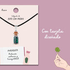 Colgante Bote de Deseo con Malaquita - vista 3