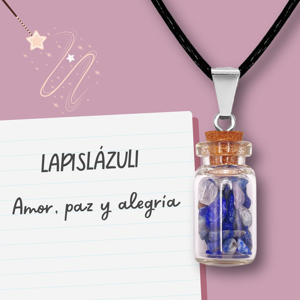 Colgante Bote de Deseo con Lapislázuli - vista 2