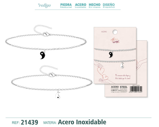 Pulsera Acero para Pareja
