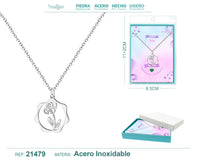 Collar Mes de nacimiento Mayo Acero color Plateado - cotigo