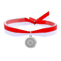 Pulsera bandera de Cantabria con colgante Estela Cántabra