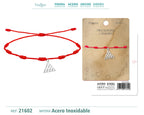 Pulsera 7 Nudos Pintadera Canaria Triangular - cotigo