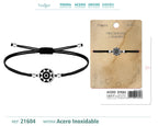 Pulsera Hilo Encerado pintadera Canaria Solar - cotigo