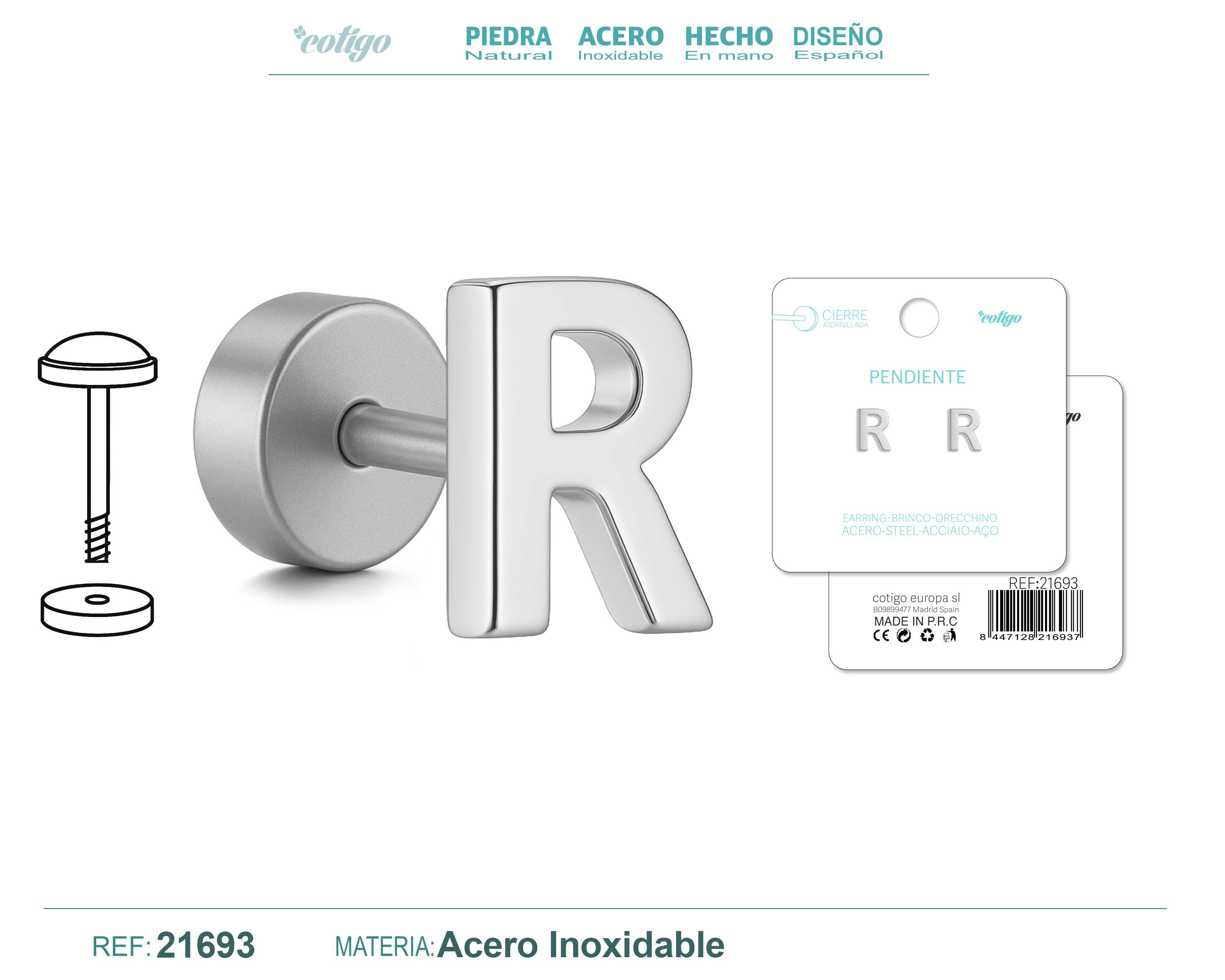 R - Plateado - 21693