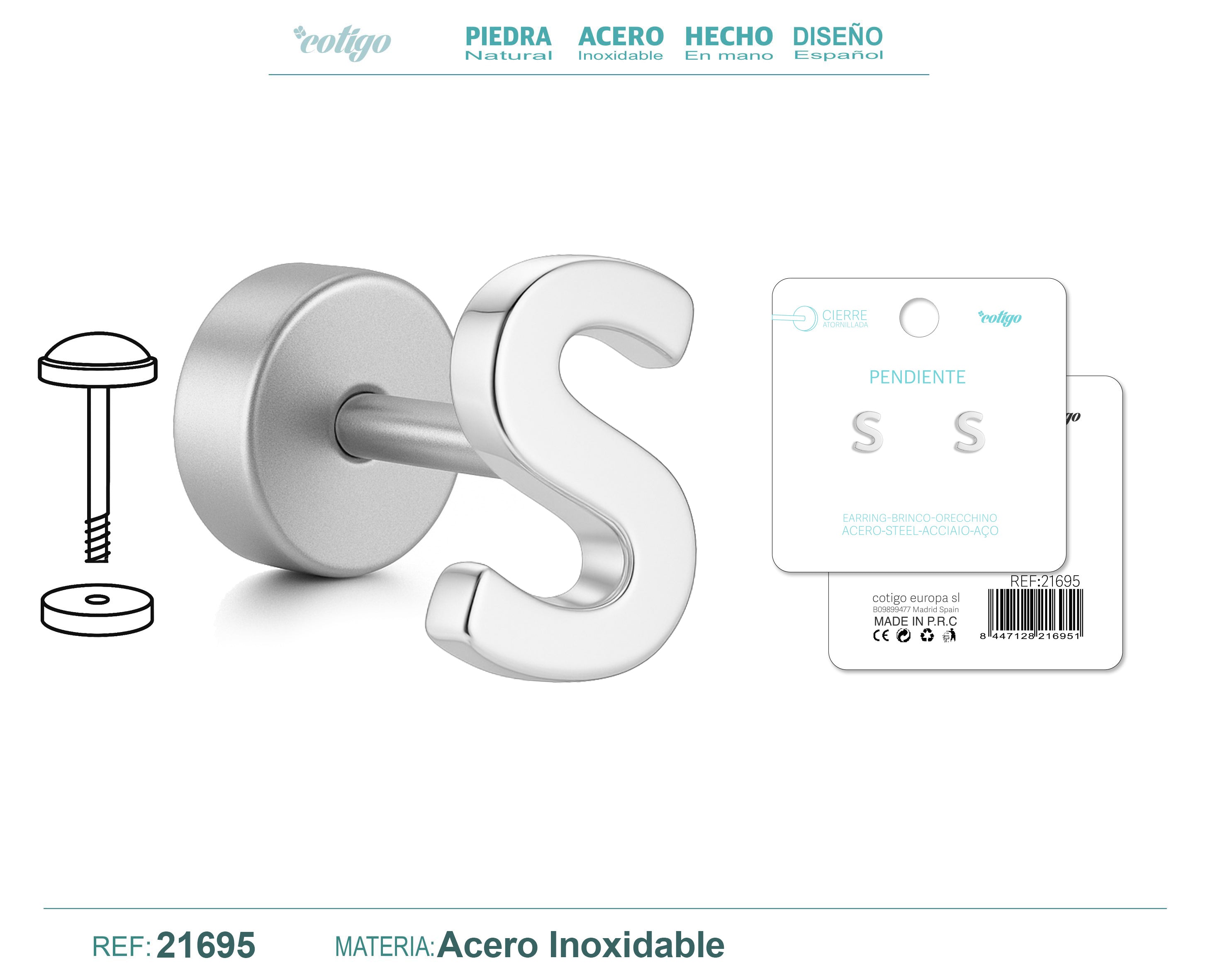 S - Plateado - 21695