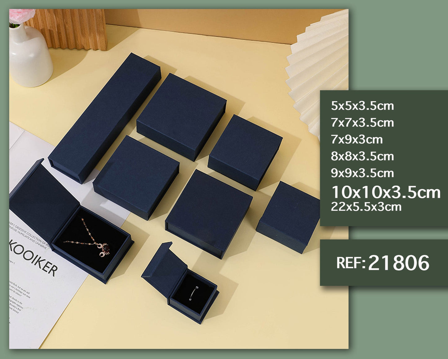 Caixa de presente 10x10x3,5cm