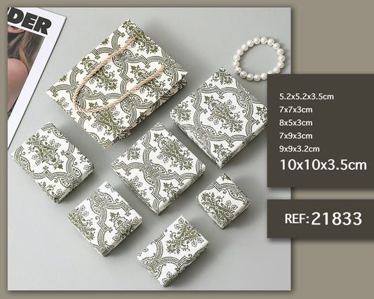 Caixa de presente 10x10x3,5cm