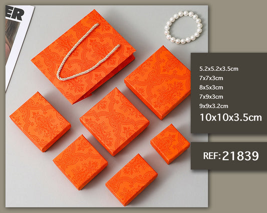 Caixa de presente 10x10x3,5cm