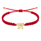 Pulsera Hilo Destino Mariposa Acero