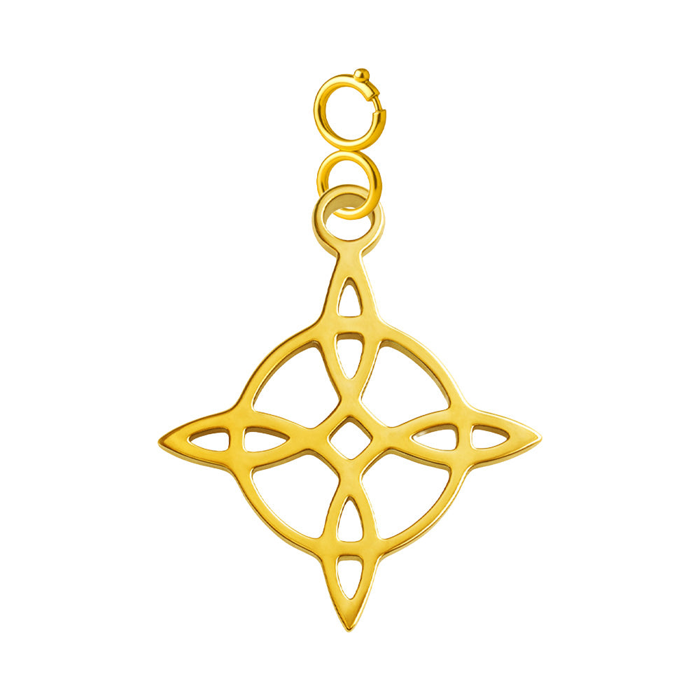 CHARM Acero Inoxidable color Dorado -con Cierre