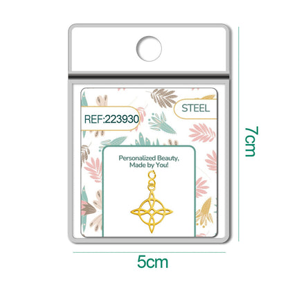 CHARM Acero Inoxidable color Dorado -con Cierre