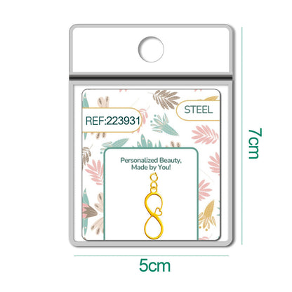 CHARM Acero Inoxidable color Dorado -con Cierre